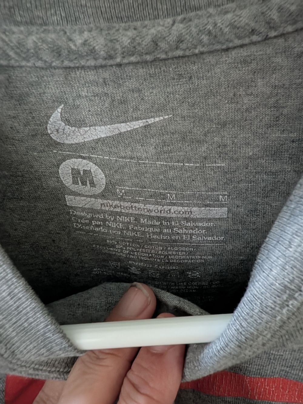Nike Men's Heather Gray Crewneck Sweatshirt